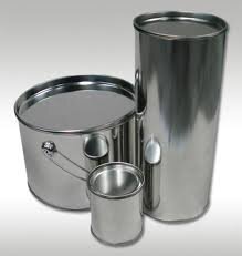 Verfblik leeg + drukdeksel     5ltr