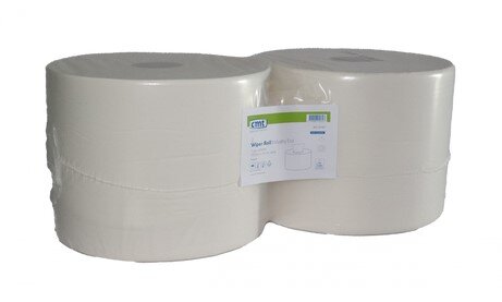Handdoekpapier maxirol   1000m x 24cm (2 rol)