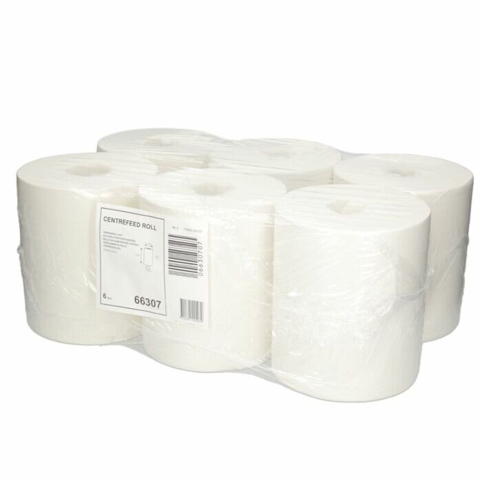 Handdoekpapier midirol  275mx21,5cm (6 rol)