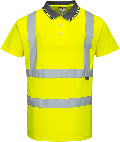 Portwest polo s477 fluor geel 3XL