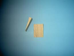 Wig vurenhout 20mm