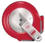 Bmi rolbandmaat kast wit 20 m