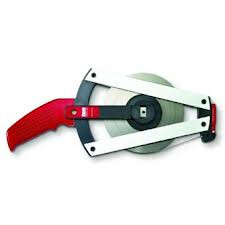 Bmi rolbandmaat haspel wit 30m