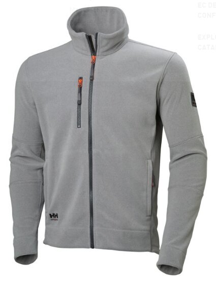 HH fleecevest kensington grijs XS