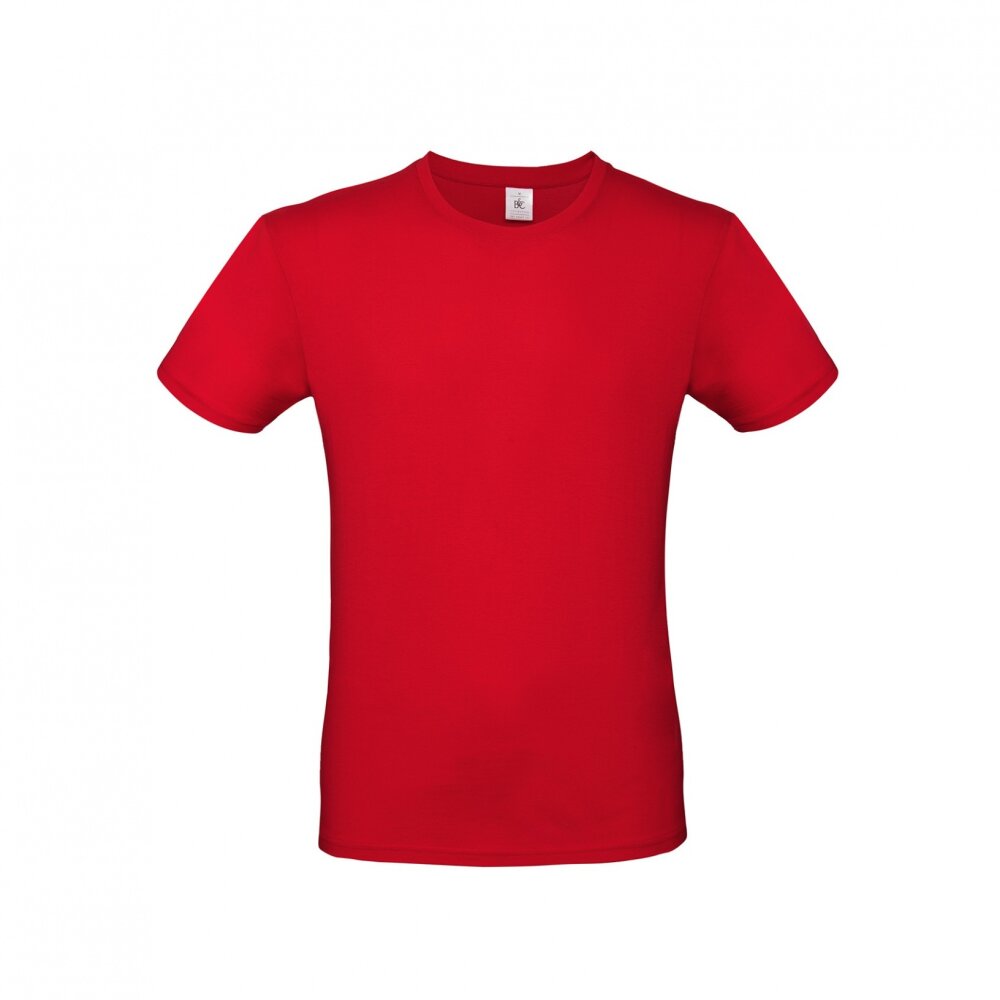 B&c t-shirt e150 rood XS