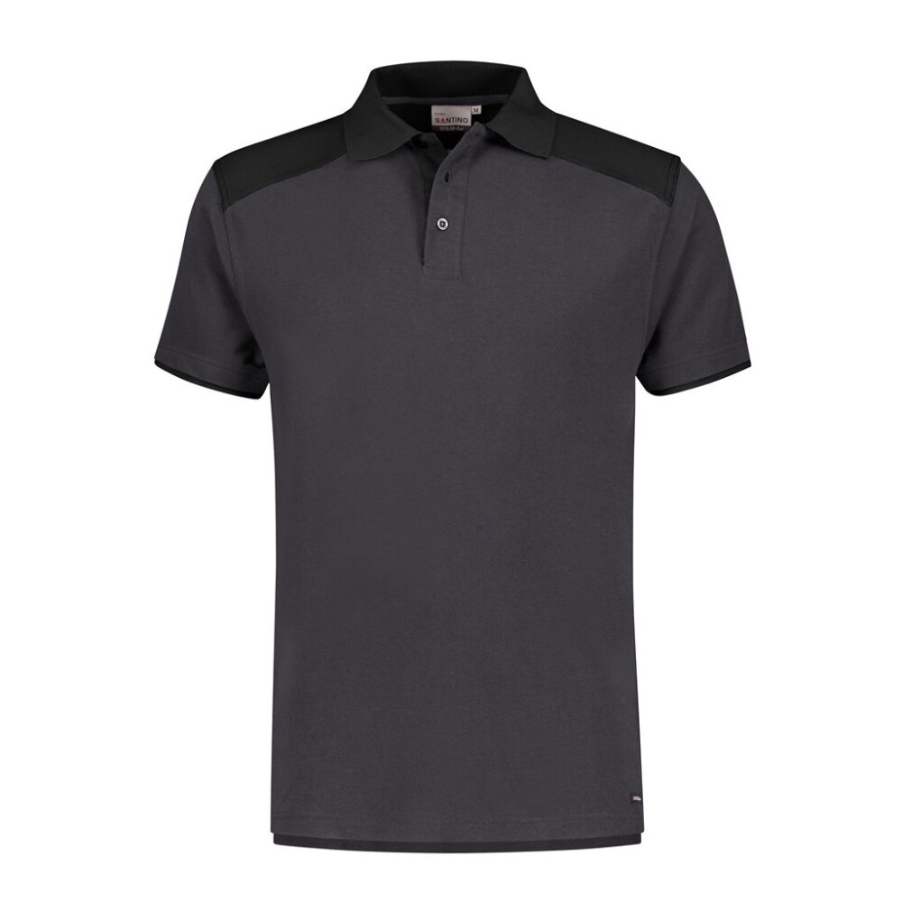 Santino polo tivoli graf./zwart XS