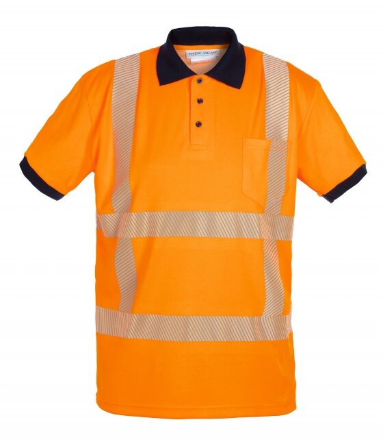 Hydrowear polo togo fluor oranje XS