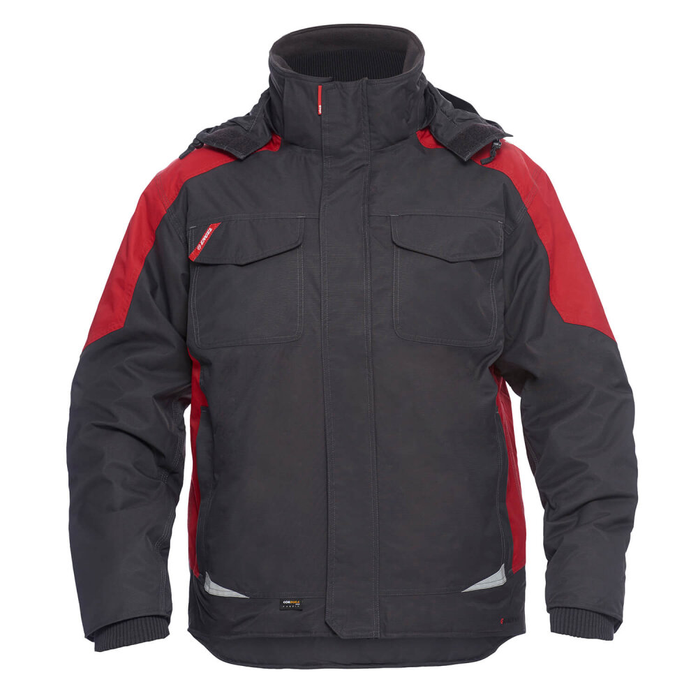 Engel winterjack galaxy antraciet/rood XL