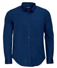 Sol's overhemd donkerblauw S