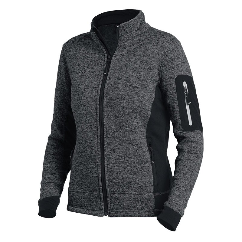 Fhb dames vest marieke antraciet/zwart XL