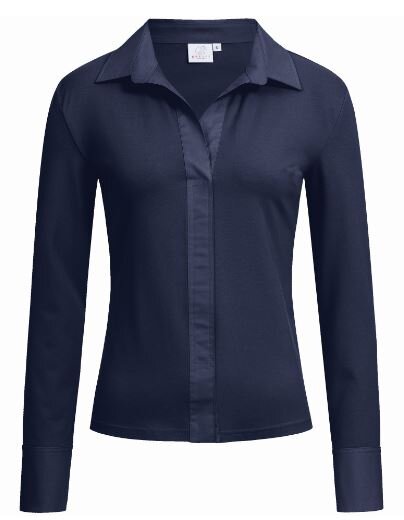 Greiff dames blouse lange mouw marine S