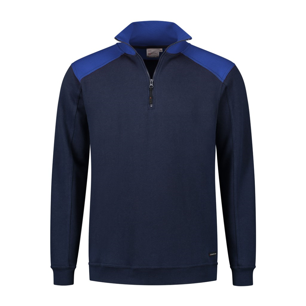 Santino zipsweater tokyo navy/korenblauw 4XL