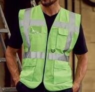 Yoko veiligheidsvest fluor geel XL