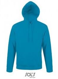 Sol's hooded sweater snake turquoise L