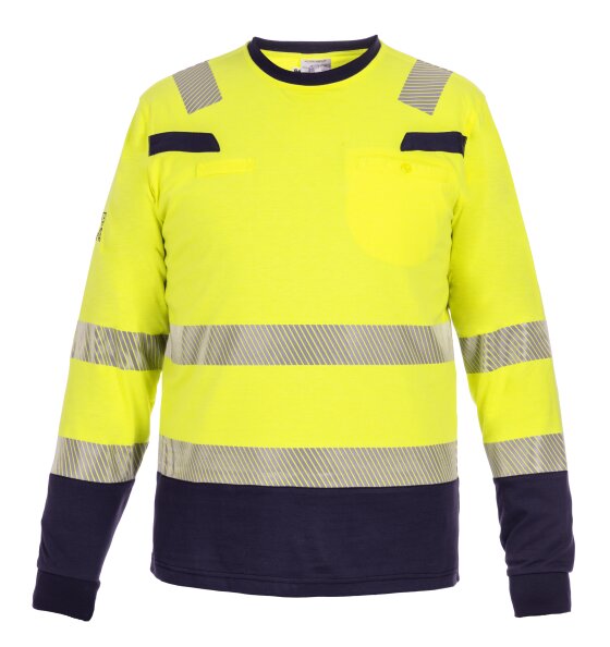 Hydrowear t-shirt Murcia LM fl. geel-navy 4XL