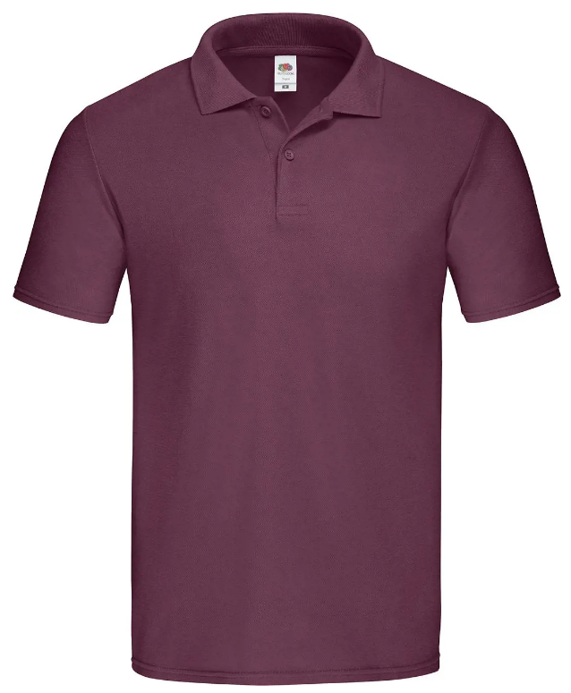 Fruit of the Loom polo burgundy 2XL