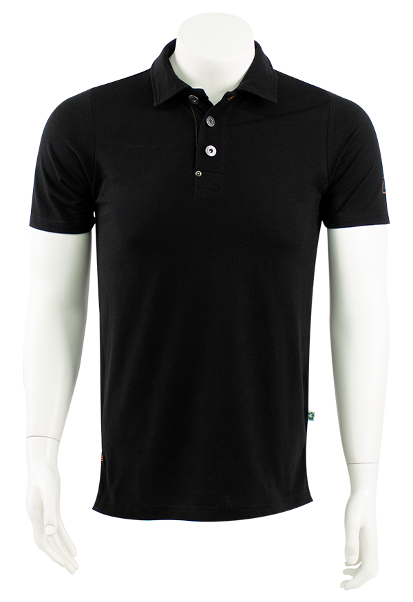 Triffic polo solid zwart 4XL