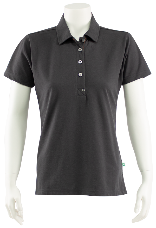 Triffic dames polo solid antr. XS