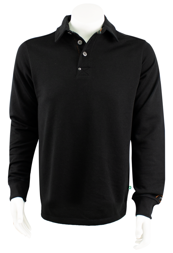 Triffic polosweater zwart 2XL
