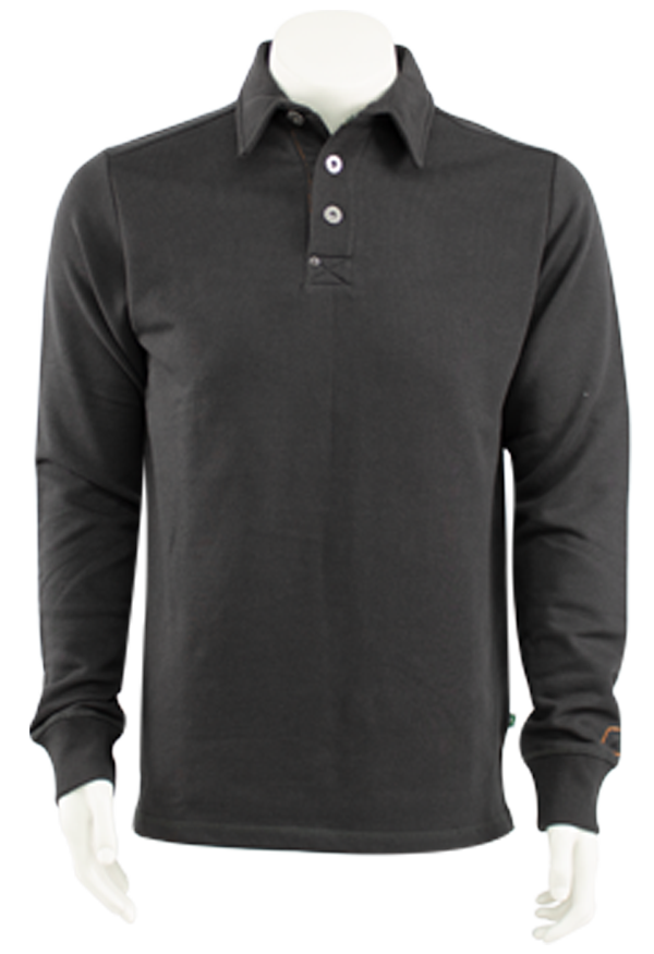 Triffic polosweater antraciet M