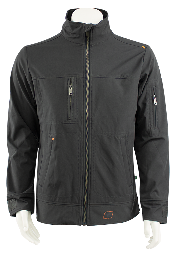 Triffic softshell antraciet L