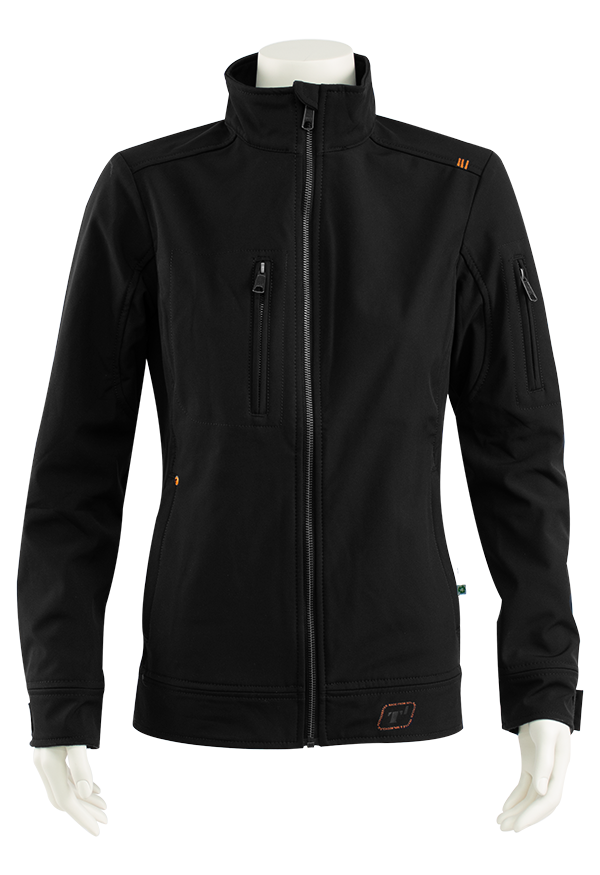 Triffic dames softshell zwart S