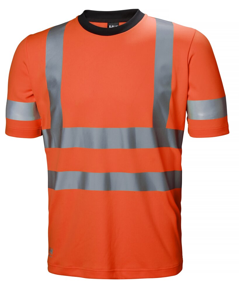Helly Hansen t-shirt Addvis fluor oranje XL