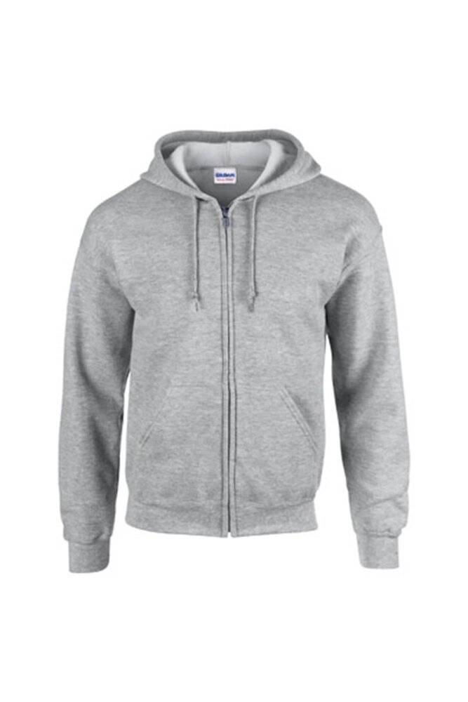 Gildan hooded vest GIL18600 sport grijs XL
