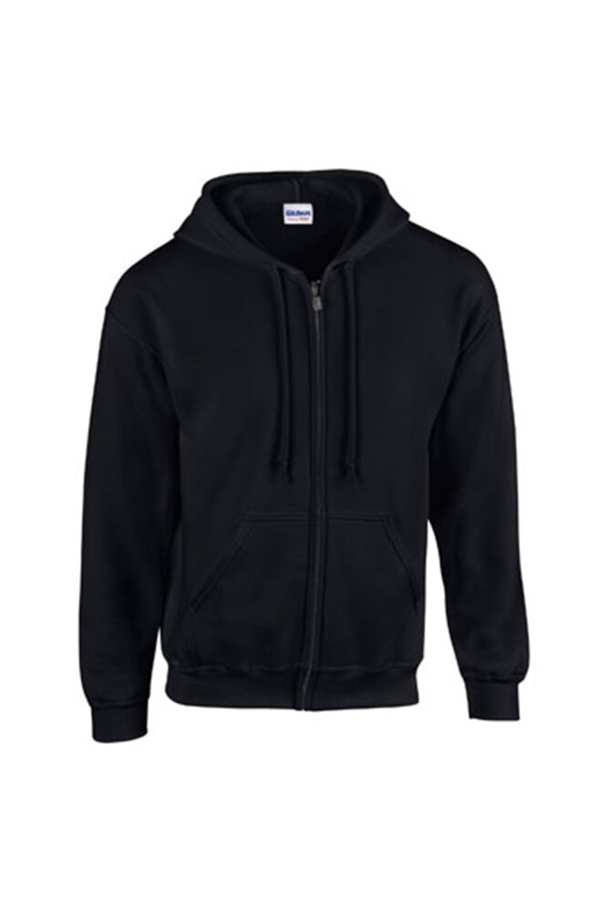 Gildan hooded vest GIL18600 zwart 2XL