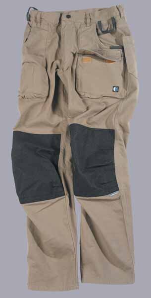 Beckum basis broek khaki   l=34 m56