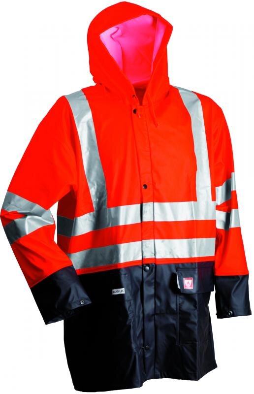Lyngsoe regenjas fl.oranje/marine S