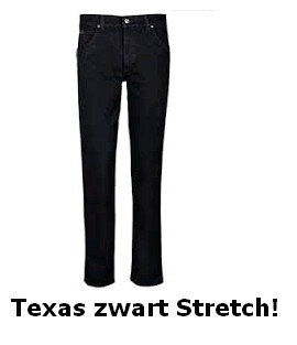 Wrangler jeans texas zwart  w33-l30