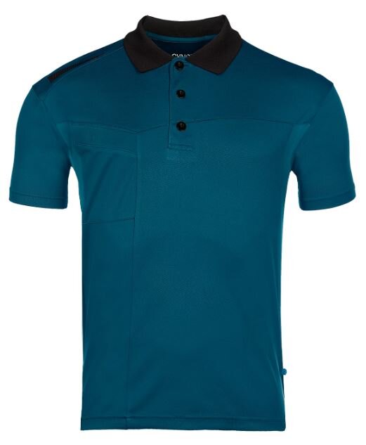 Synq polo Aqro petrolblauw M