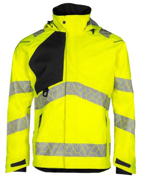 Synq hardshell Projeqtor fl.oranje/m.blauw M