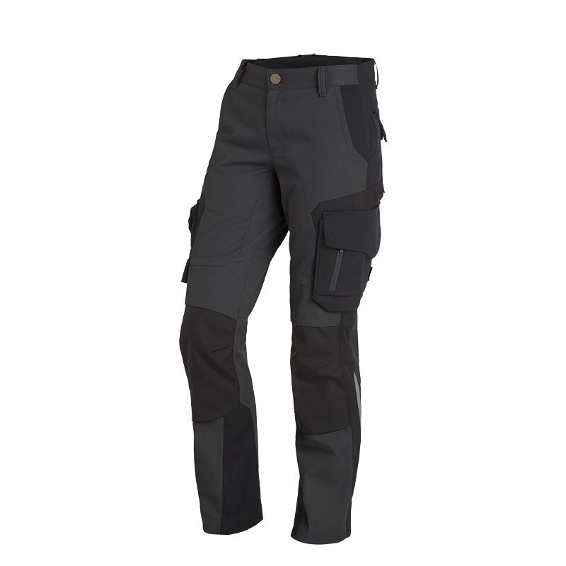 Fhb dames broek alma antraciet/zwart 40