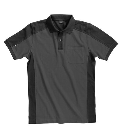 Fhb polo konrad antraciet/zwart XS
