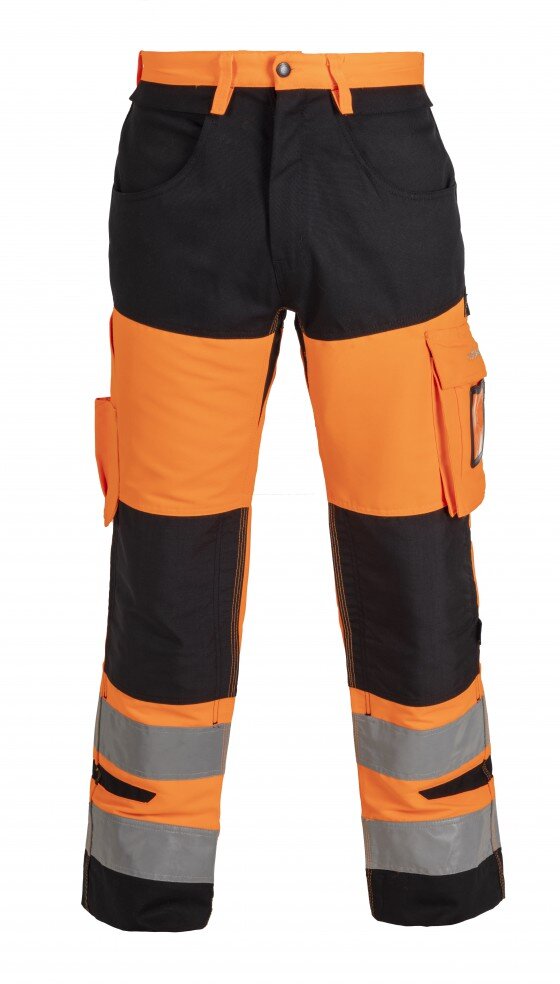 Hydrowear broek Hertford fl. oranje/zwart 68