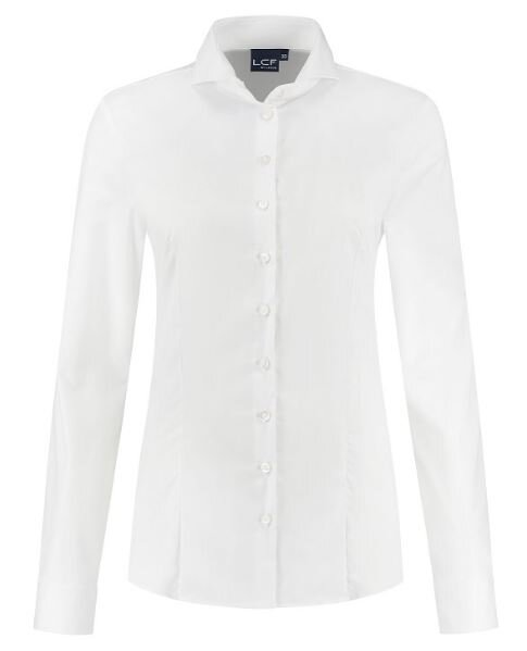 Ledûb dames blouse Roos wit 38