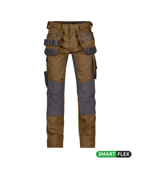 Dassy broek Flux leembruin/antracietgrijs 52