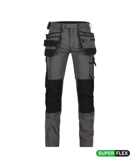 Dassy broek Matrix antracietgrijs/zwart 44