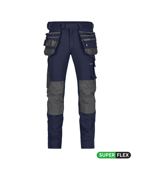 Dassy broek Matrix nachtblauw/antr.grijs 66