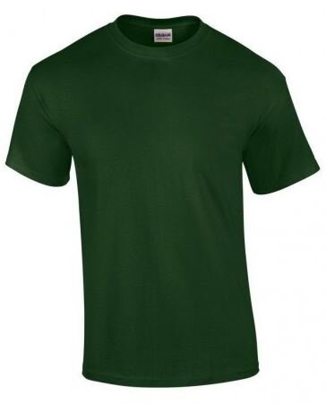 Gildan t-shirt forest green     2el