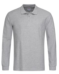 Stedman polo grey heather lm XL
