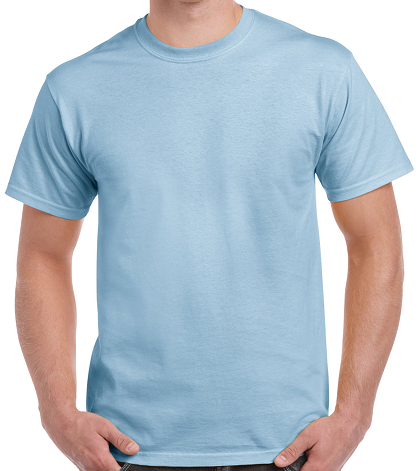 Gildan t-shirt light blue XL