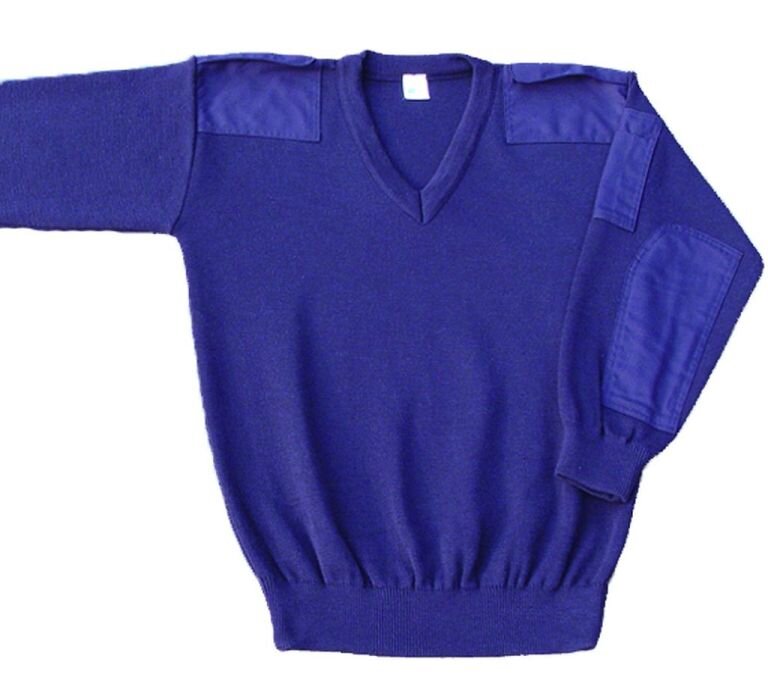 Commandotrui v-hals navy        3el