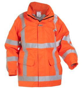 Hydrowear parka Markelo fluor oranje XS