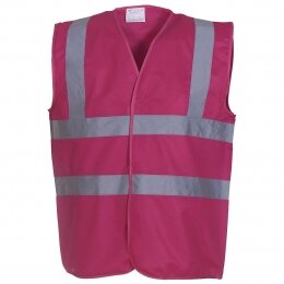 Veiligheidsvest raspberry maat    XL