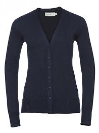 Damesvest v-neck Cardigan french navy 4XL