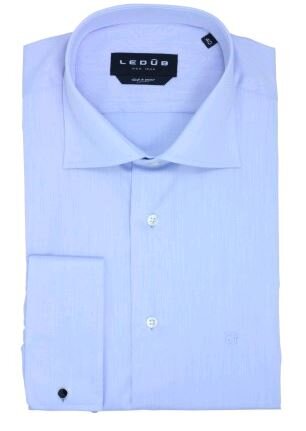 LeDub d.overhemd lm licht blauw  44