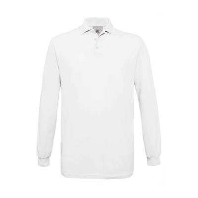 B&c polo lm safran wit M
